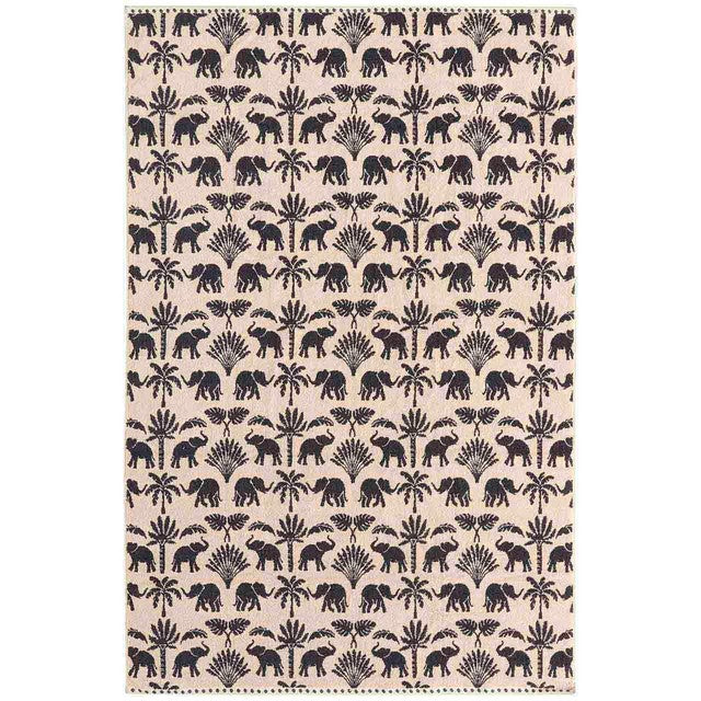 M&S geometric charcoal bath towel (British brand)