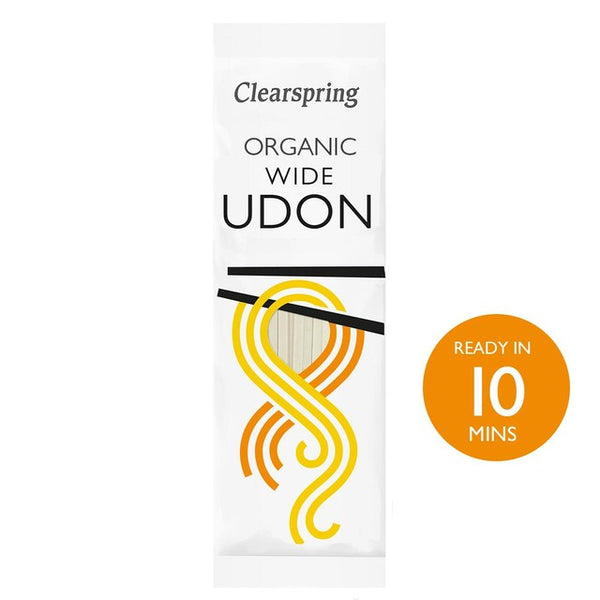 Clearspring Organic Japanese Wide Udon Noodles Dry Noodles 200g