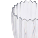 M&S Scallop Glass Vase clear version, imported from the UK