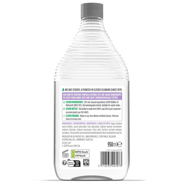 Ecover liquid soap lavender & aloe vera refill 950ml - British product