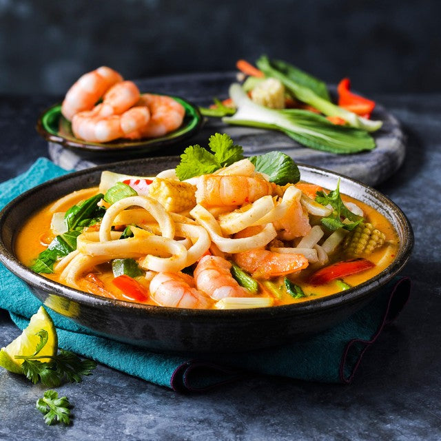 M&S Udon Noodles 275g, imported from the UK
