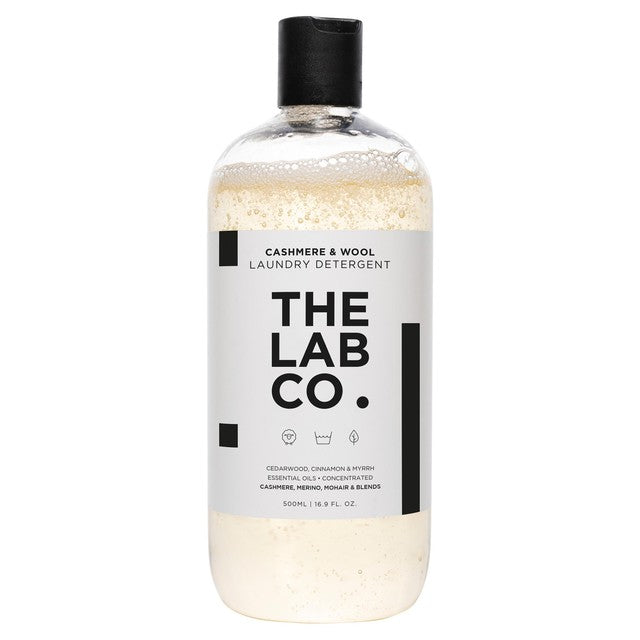 The Lab Co. cashmere and wool non-bio laundry detergent 500ml (British brand)
