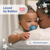 MAM Night Astro 18-36m soother 2-pack, imported from the UK