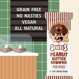Denzel's Peanut Butter Brownie soft-baked dog treats 60g - British product