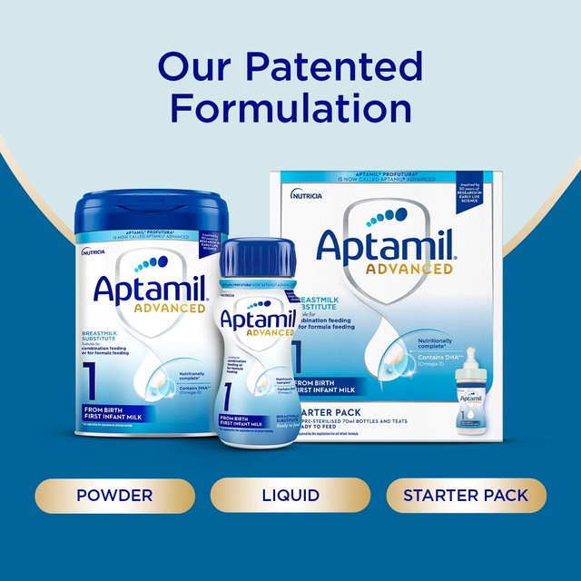 Aptamil Advanced First Infant Milk Formula 4 x 200ml - British product