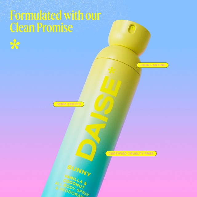 DAISE Sunny body spray vanilla and coconut (British brand)