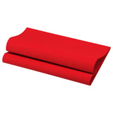 Duni red large paper napkins 12 pack, imported from the UK