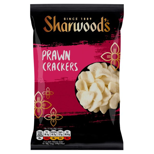 Sharwood's prawn crackers sharing bag 60g (British brand)