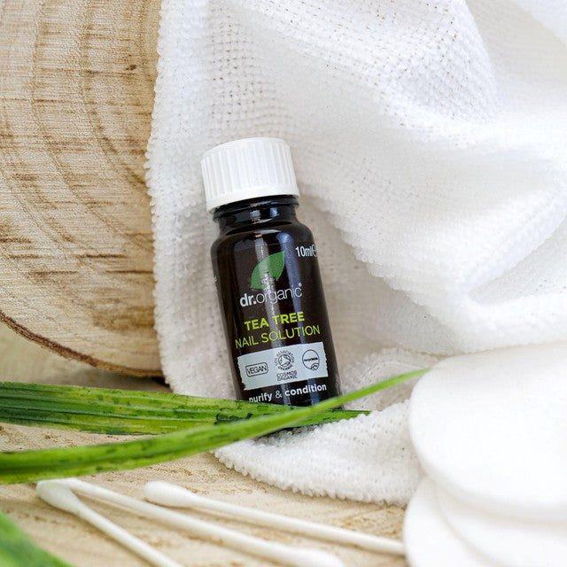 Dr Organic Tea Tree Purifying Nail Solution - British product
