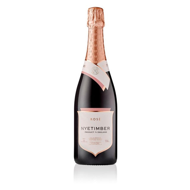 Nyetimber Rosé sparkling wine 75cl, imported from the UK