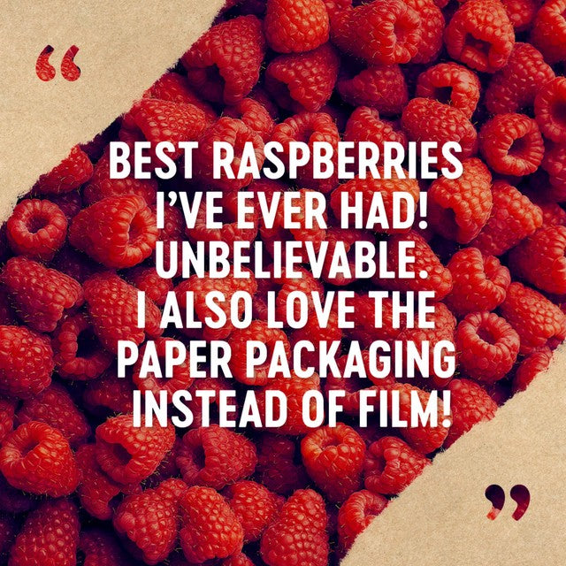 Berryworld raspberries 150g - British product