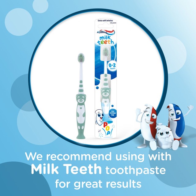 Aquafresh Milk Teeth toothbrush for 0-2 years - British product