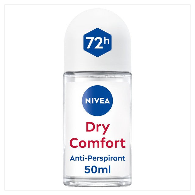Nivea Dry Comfort anti-perspirant roll-on 50ml, imported from the UK
