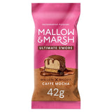Mallow & Marsh S'mores Caffe Mocha chocolate marshmallow bar 42g, imported from the UK