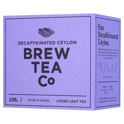 M&S Brew Tea Co CO2 Decaffeinated Ceylon Loose Leaf Tea 226g- Buy online at McGrocer
