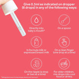 Optibac Probiotics Baby Drops 30 servings, imported from the UK