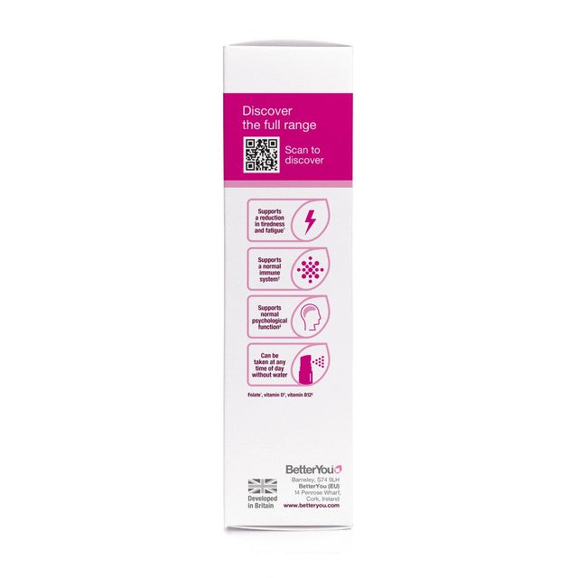 Better You multivitamin oral spray blackcurrant and plum flavour 25ml - British product