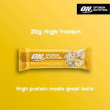 Optimum Nutrition Marshmallow Crunch Protein Bar 65g, imported from the UK