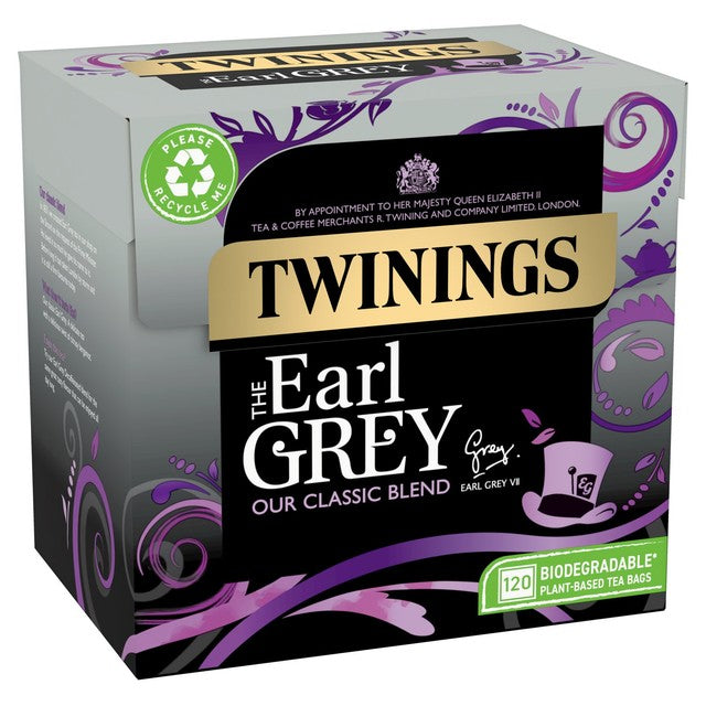 Twinings Earl Grey tea bags 120 count (British brand)