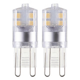 TCP G9 LED bulbs warm white 2-pack (British brand)