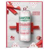 Cawston Press Sparkling Rhubarb drink 4x250ml cans - British product
