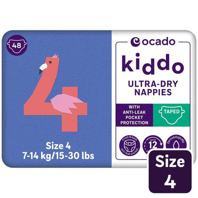 Ocado Kiddo Ultra-Dry Windeln Maxi 7-14kg 48er Packung