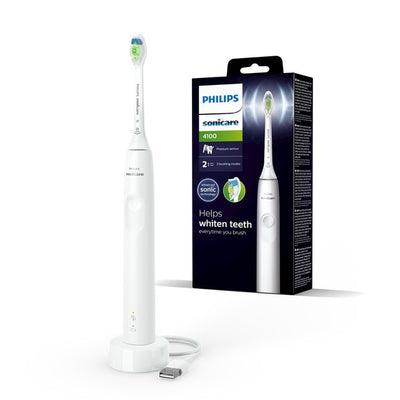 M&S Philips Sonicare Series 4100 White Electric Toothbrush- Buy online at McGrocer