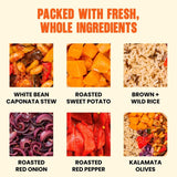 Pollen Grace Mediterranean vegetable olive hot bowl 400g, imported from the UK