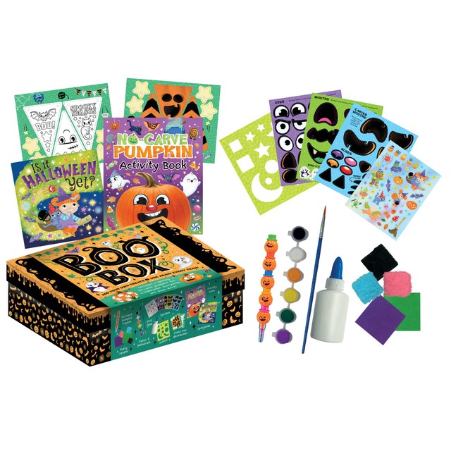 Igloo Books Boo Box creative Halloween craft kit 636g, UK version