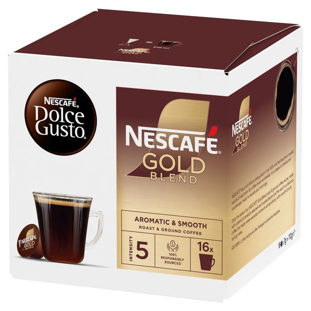 Nescafe Dolce Gusto Grande Gold Blend 16 coffee pods - British product