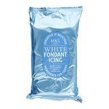 M&S white fondant icing 1kg, imported from the UK