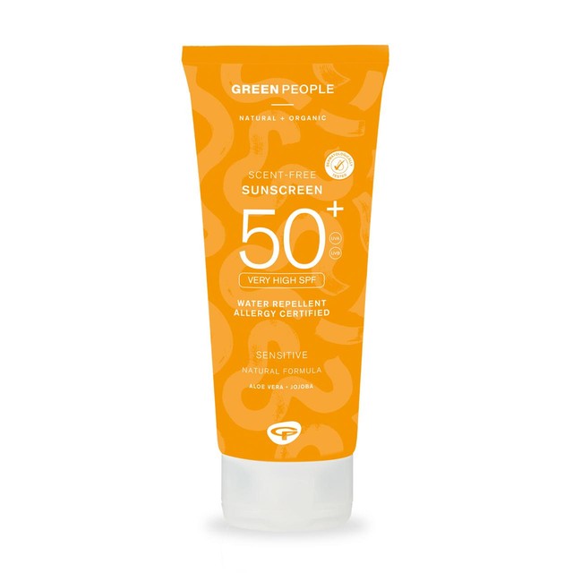 Green People Scent Free Sunscreen SPF50+ 150ml (British brand)