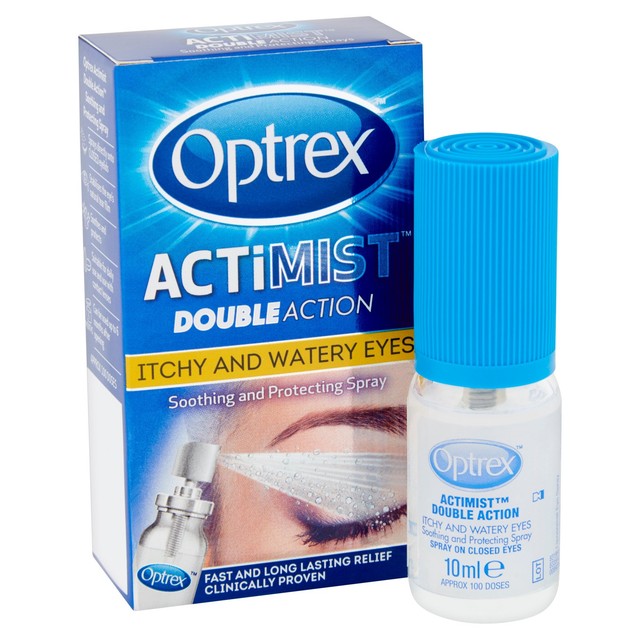Optrex ActiMist Itchy Eye Spray 10ml, imported from the UK