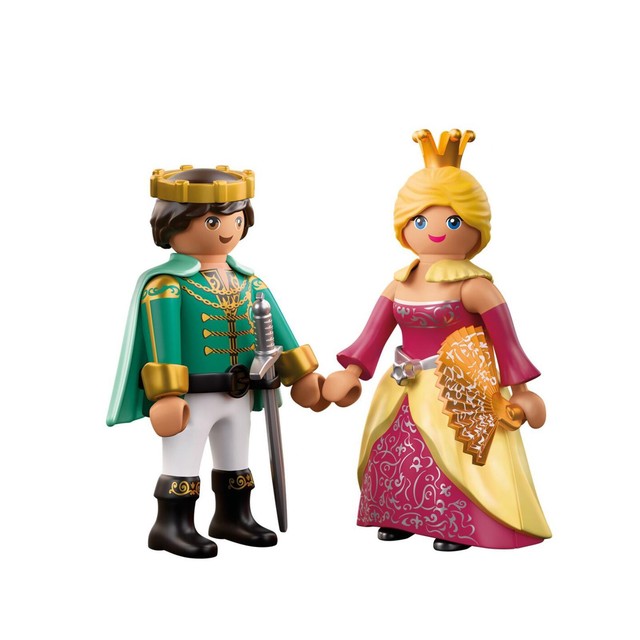 Playmobil Prince and Princess Duo Pack toy figures, imported from the UK