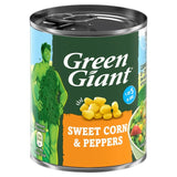 Green Giant sweetcorn and peppers canned vegetables 198g, UK version