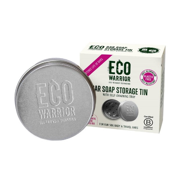 Little Soap Company Eco Warrior Round Bar Soap Tin - British product