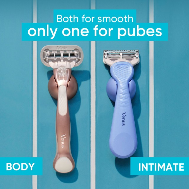 Gillette Venus intimate shaving blades 4 pack, UK version