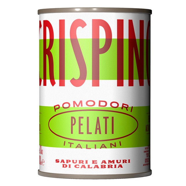 Crispino peeled cherry tomatoes in tomato juice - British product