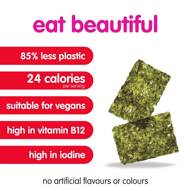 Itsu Seaweed Thins Sweet Soy & Sea Salt Multipack 4 x 5g, UK version
