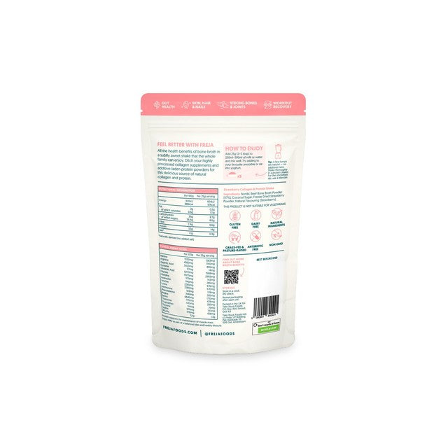 Freja Collagen Protein Shake Strawberry 300g - British product