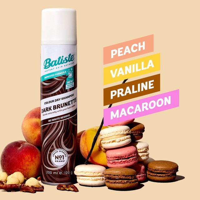 Batiste dark brunette dry shampoo 200ml - British product
