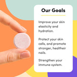 VITL collagen and vitamin C peach effervescent tablets 20 tablets (British brand)