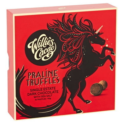 M&S Willie's Cacao Dark Chocolate Praline Truffles Gift Box 110g- Buy online at McGrocer