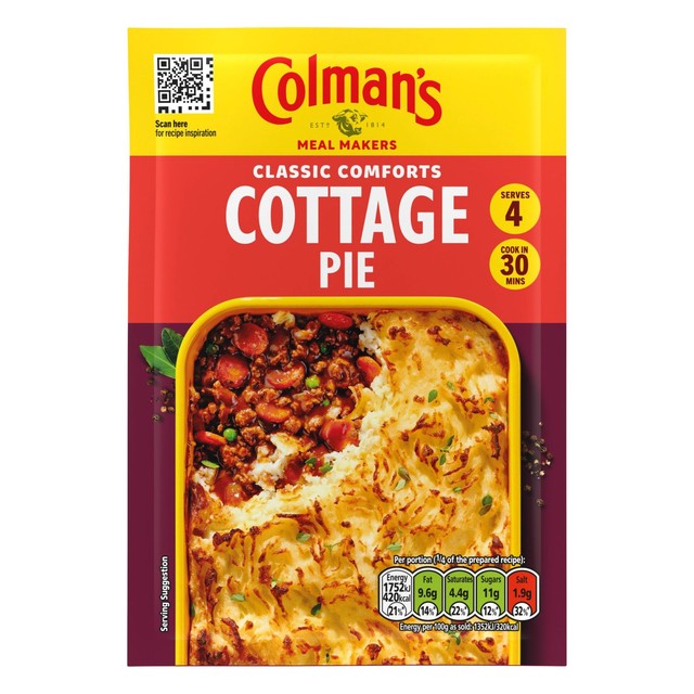 Colman's cottage pie recipe mix 45g - British product