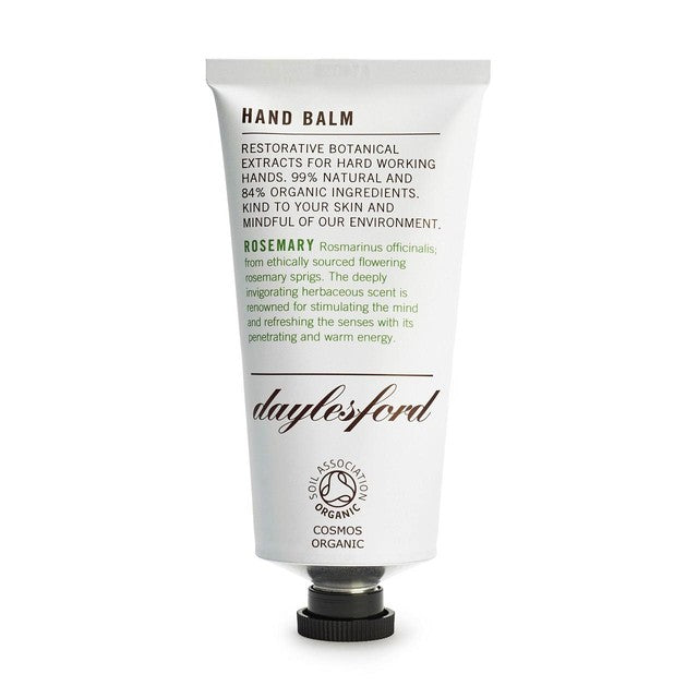 Daylesford Organic Rosemary Hand Balm 75ml - British product