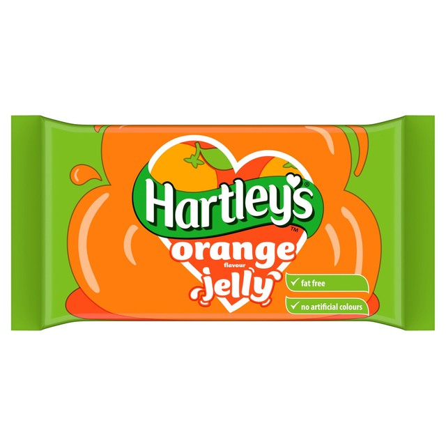 Hartley's orange jelly 135g, UK version