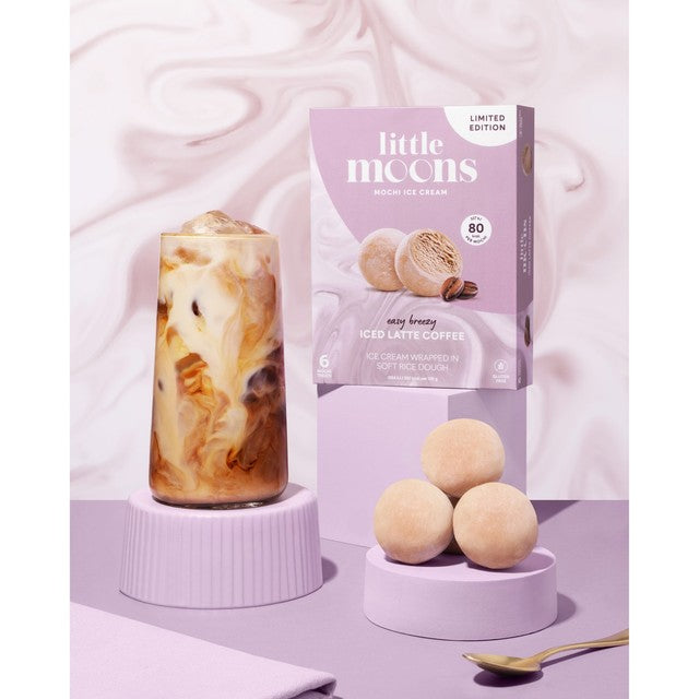 Little Moons Iced Latte Coffee Mochi Ice Cream 6 x 32g, UK version