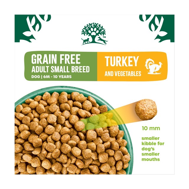 James Wellbeloved grain free dog food small breed turkey 1.5kg, imported from the UK