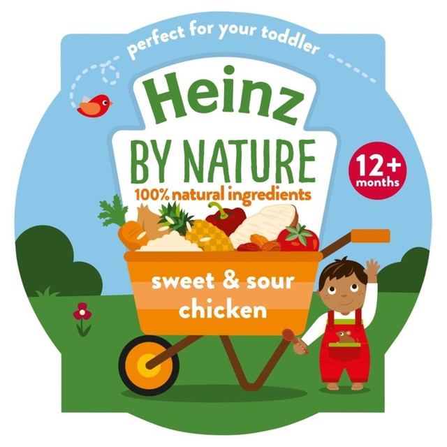 Heinz Sweet & Sour Chicken baby food tray, imported from the UK