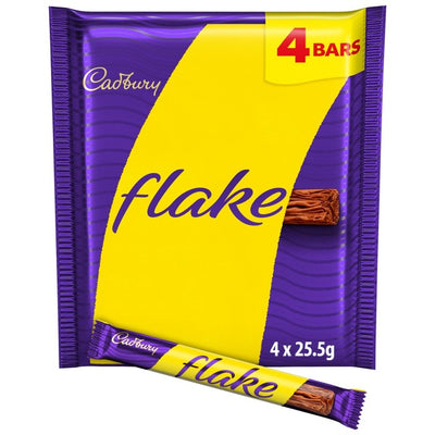 عبوة متعددة من ألواح شوكولاتة Cadbury Flake 4 × 25.5 جم من M&S - اشترِ عبر الإنترنت من McGrocer